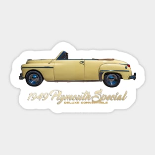 1949 Plymouth Special Deluxe Convertible Sticker